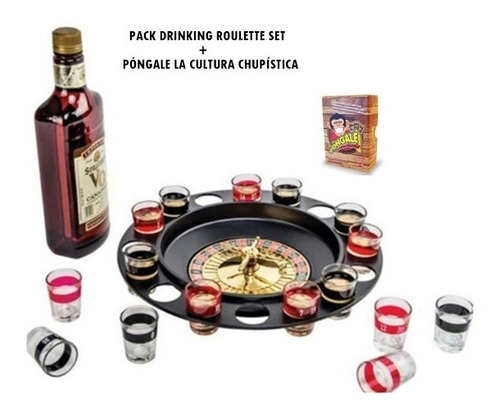 Pack De Juegos Drinking Game. Póngale+ Drinking Roulette Set