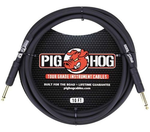 Pig Hog Ph10 Cable Para Guitarra O Bajo 3 Metros