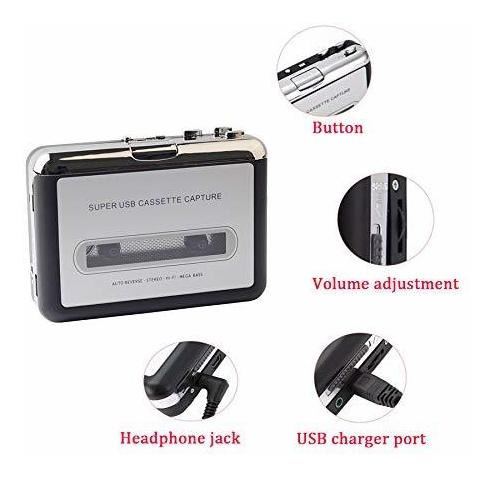 Reproductor De Cassette Walkman Usb - Conversor De Cassette