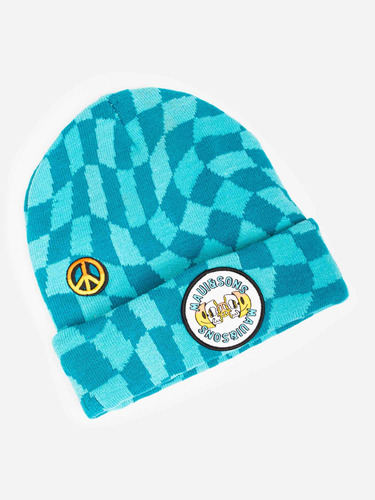 Gorro Inside Peace Beanie Azul Aceite Niño Maui And Sons