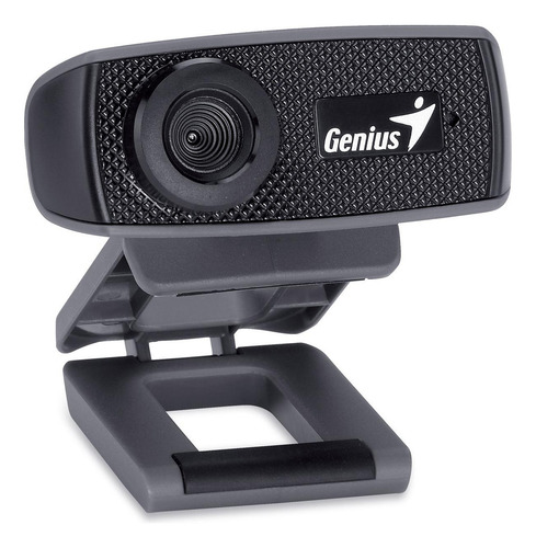 Cámara web Genius FaceCam 1000X HD color negro
