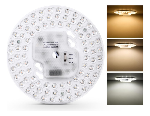 Kit De Repuesto De Luz Led Para Ventilador De Techo