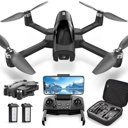 Drone Gps Cámara 4k Adultos, Tsrc A6 Quadcopter Rc Ple...