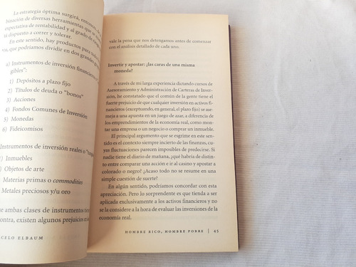 Imagen 5 de 7 de Hombre Rico Hombre Pobre Aumentar Riqueza Elbaum Autografiad