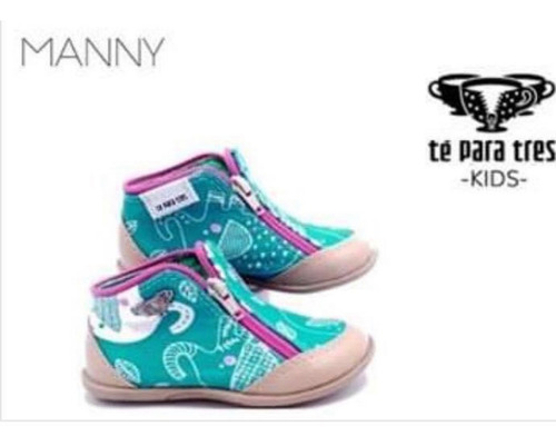 Zapatillas Infantiles Te Para Tres Modelo Exclusivo Nuevo