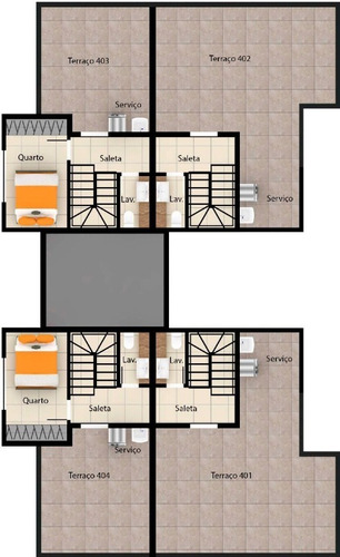 Imagem 3 de 22 de Cobertura Duplex À Venda, 2 Quartos, 1 Vaga, Parque Xangrilá - Contagem/mg - 3532