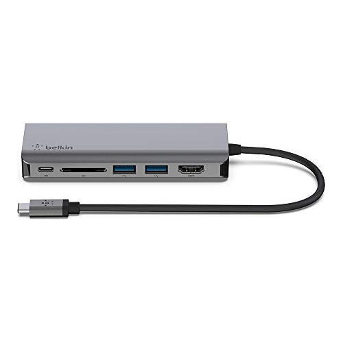 Hub Usb C De Belkin, Adaptador Multipuerto 6 En 1 Con Hdmi 4