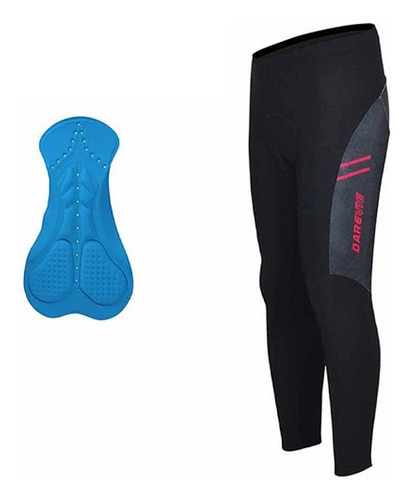 Calza Larga Ciclismo Thermal Acolchado Badana 3d Darevie