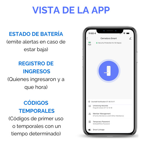 Cerradura Inteligente Wifi Exterior Para Puertas Intemperie