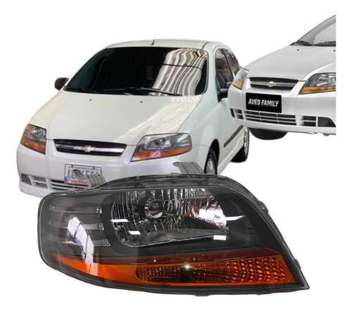 Faro Derecho Chevrolet Aveo 2006 2007 2008 2009  2010