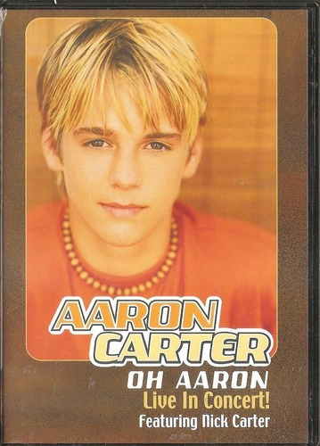 Dvd Aaron Carter - Oh Aaron Live Conc-c/ Nike Backstreet Boy