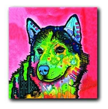 Enjoy It Pet Magnet, Husky Con El Arte Pop De Dean Russo - M