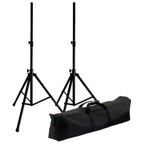 Tripode Soporte Pie De Bafle X2 + Funda  Apogee Kit 2xp