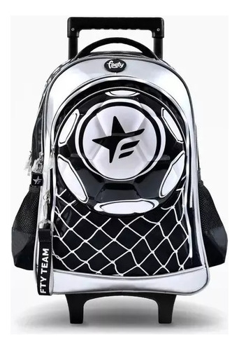 Mochila Carro Footy Futbol 3d 18 Pulgadas Con Luz Led