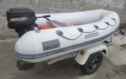 Imagem 1 de 13 de Flexboat Sr-9.5 Com Motor Mercury 15hp
