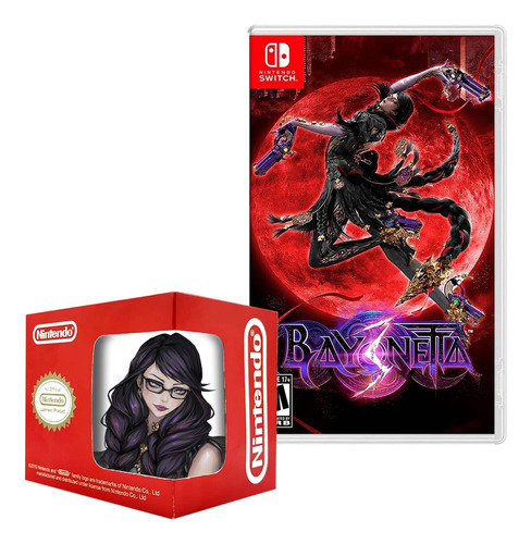 Bayonetta 3 Nintendo Switch + Taza 2