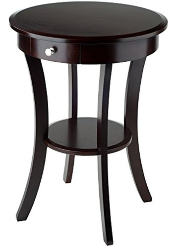 ~?winsome Wood Sasha Accent Table, Cappuccino(el Color Puede