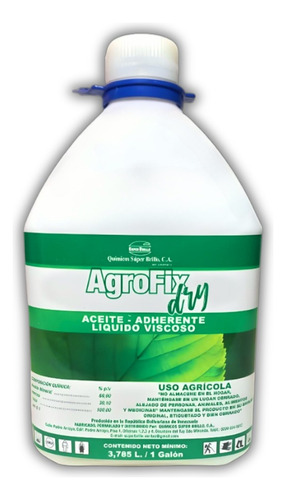 Agrofix Dry (super Brillo) Caja De 4 Galones De 3.785 L