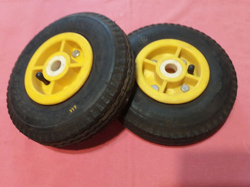 Ruedas Para Carreta 200 X 50 Mm Con Cámara Infla Ble (Usado)