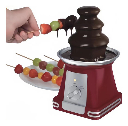 Máquina De La Fuente De Fondue De Chocolate Eléctrico De 3