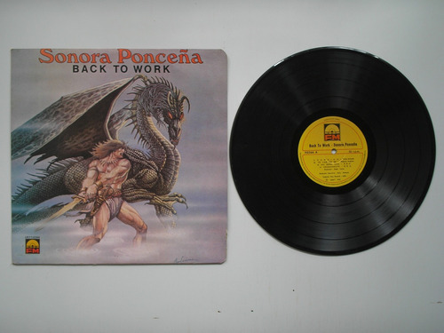 Lp Vinilo Sonora Ponceña Back To Work Colombia 1987