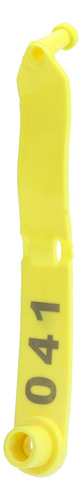 Sheep Ear Tag 100pcs Double Folded Yellow Integrated