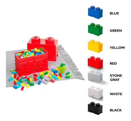 Imagen 3 de 10 de Caja Para Ordenar Lego Ladrillo 4002 Original