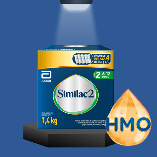 Leche De Fórmula En Polvo Abbott Similac 2 Sabor Neutro En C Neutro