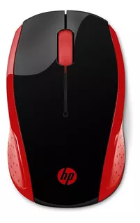 Mouse sem fio HP 200 vermelho