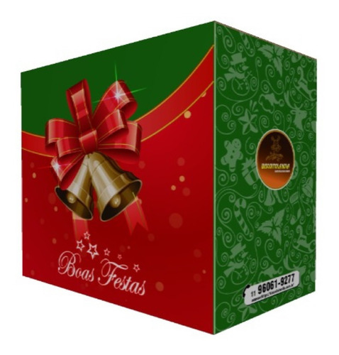 Imagem 1 de 3 de Cesta De Natal Zero Adição De Açucar* Diet Biscoitolandia.