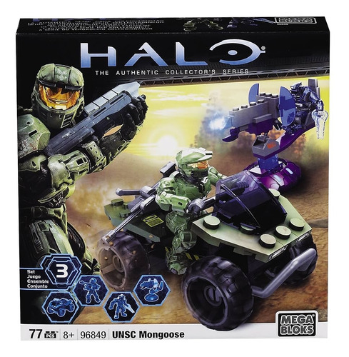 Set Halo Unsc Mongoose Megabloks 96849 77