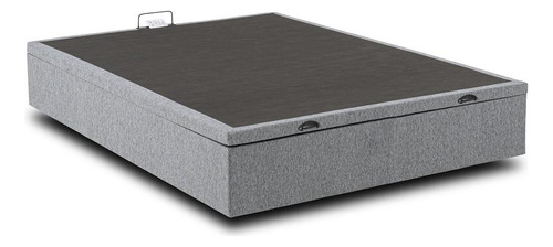 Base Cama Box Baú Casal (138x188x30) Kappesberg Cr35167 Cor Cinza