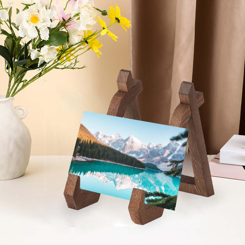 Soporte De Madera Para Platos, Platos Decorativos Para