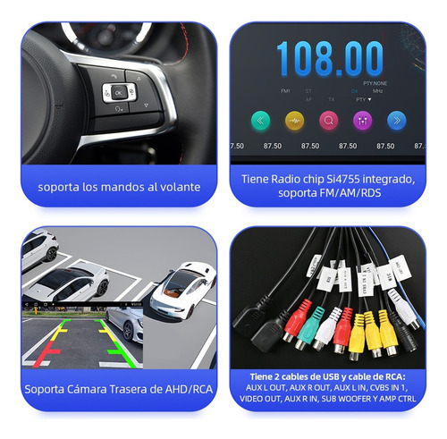 Estéreo 6+128g For Mazda 6 2007-2014 4g Qled Carplay Gps