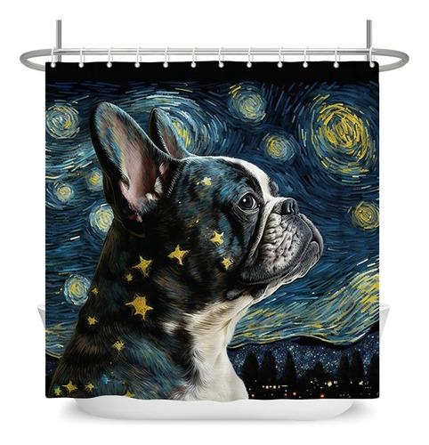 Cortinas De Ducha Con Estampado De Animales Starry Sky