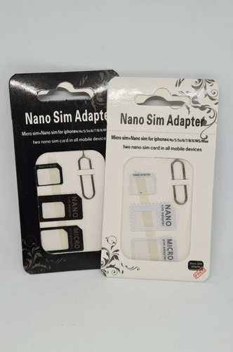 Imagen 2 de 3 de Adaptador Nano Sim Micro Clip Para Sacar Chip 3 En 1