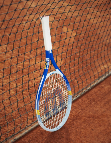 Imagen 6 de 7 de Raqueta Tenis Wilson Boca Jrs 25 Junior Niño Encordada Funda