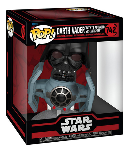 Funko Pop! Rides Deluxe: Star Wars - Tie Fighter Con Vader (Usado)