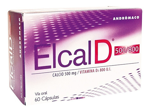 Elcal-d 500/800 X 60 Capsulas