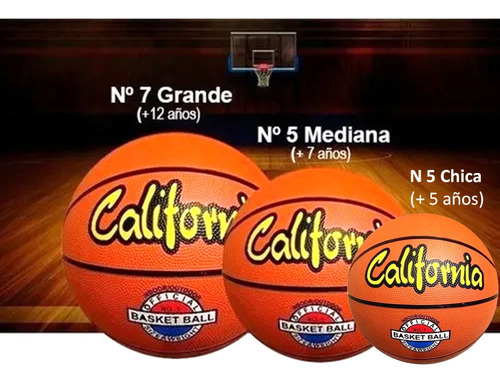 Pelota De Basquet N5 Grande Interior Exterior Mundo Pre Fdb5