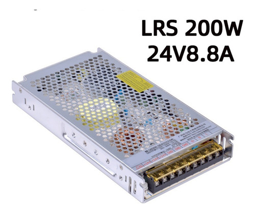 200w-24v-8.8a Fuente De Alimentación Industrial Regulada