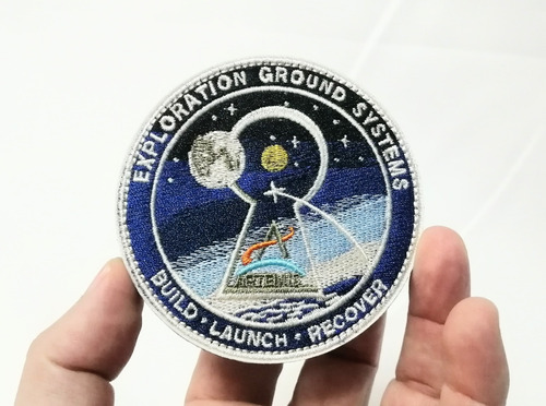 Parche Espacial, Tela Velcro, Nasa, Metas Proyecto Artemis