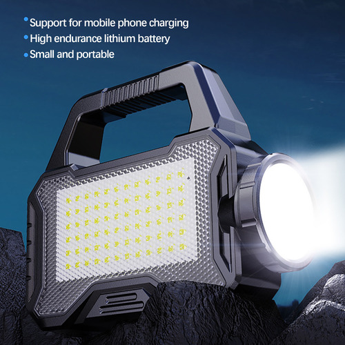 Linterna Solar Led De Luz Fuerte Para Exteriores, Usb, Multi