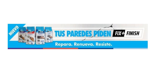 Imagen 4 de 7 de Fix+finish Universal Knauf 1,5kg Yeso Tipo Estuco Multiuso