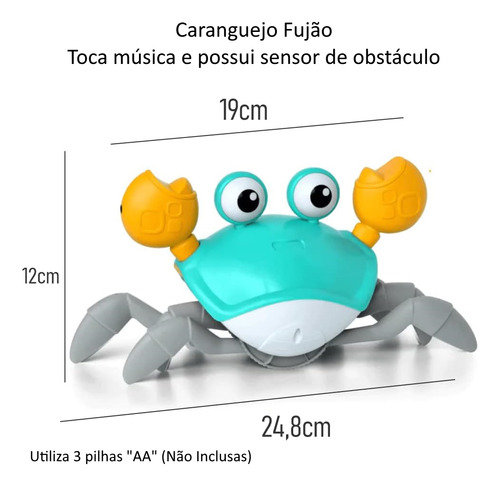 Caranguejo Infantil Para Crianças E Bebês Que Anda Sensorial