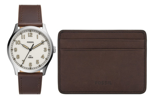 Fossil Dayliner - Reloj De Cuarzo Minimalista Delgado De Ac