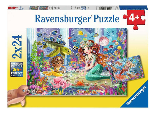 Ravensburger Rompecabezas: Sirenas Hechizantes 2 Pack 24 Pie