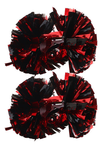 Pompón Con Forma De Bola De Porrista Rojo, 2 Unidades