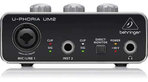 comprar Interface De Audio Behringer Um2 U-phoria Incluye Cable Usb 