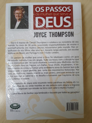 Livro Os Passos Da Mulher Que Serve A Deus Joyce Thompson